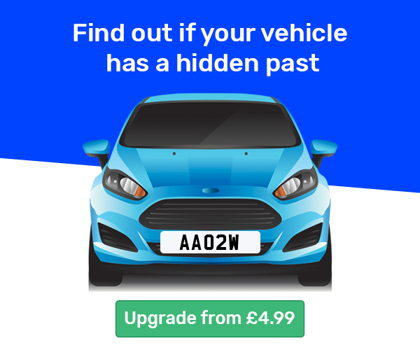 dvla car check for AA02W