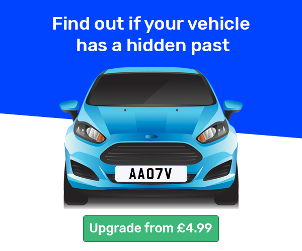 car tax check for AA07V