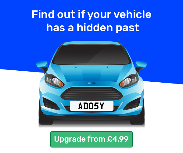 car tax check for AD05Y