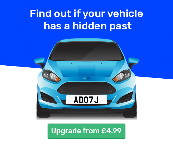 car tax check for AD07J