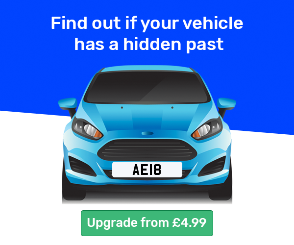 car tax check for AE18
