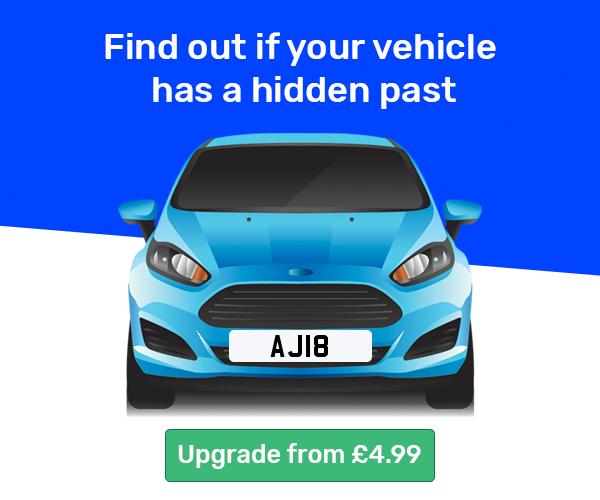 car tax check for AJ18