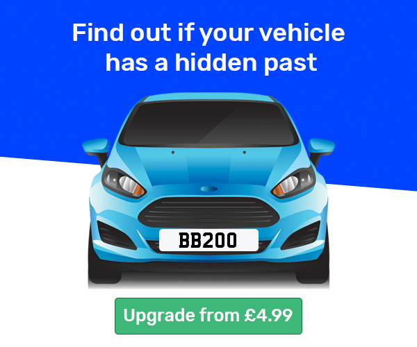 car tax check for BB20O