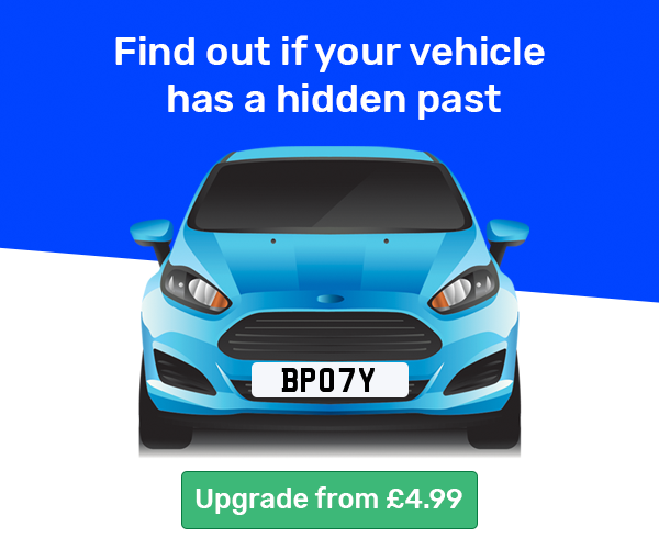 car tax check for BP07Y