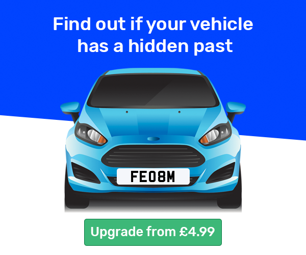 car tax check for FE08M