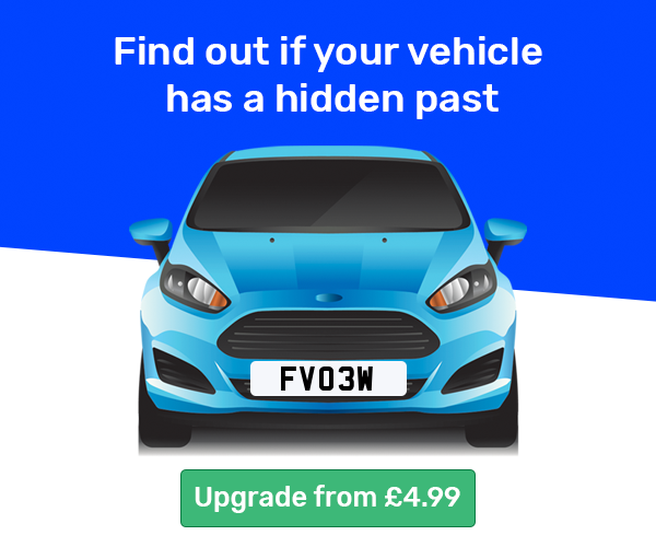 car tax check for FV03W