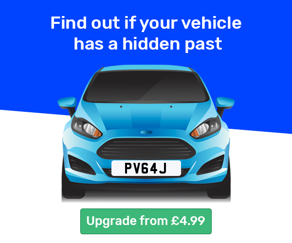 car tax check for PV64J